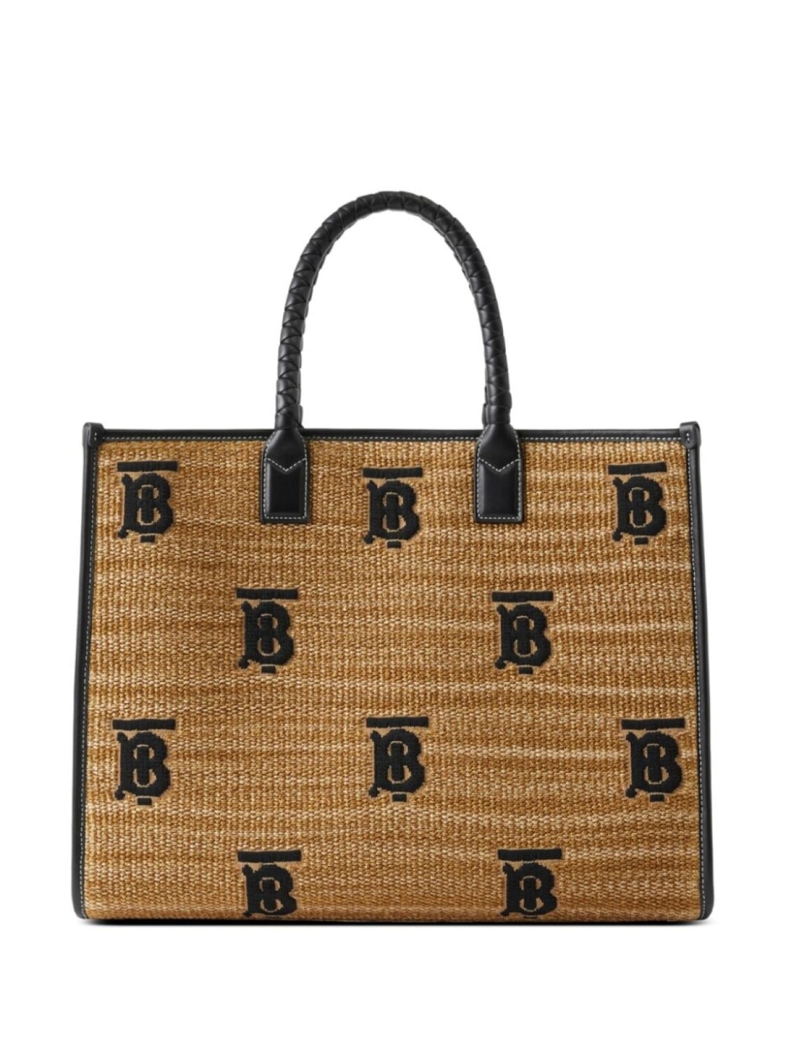 

Сумка-тоут Burberry Freya среднего размера, нейтральный цвет