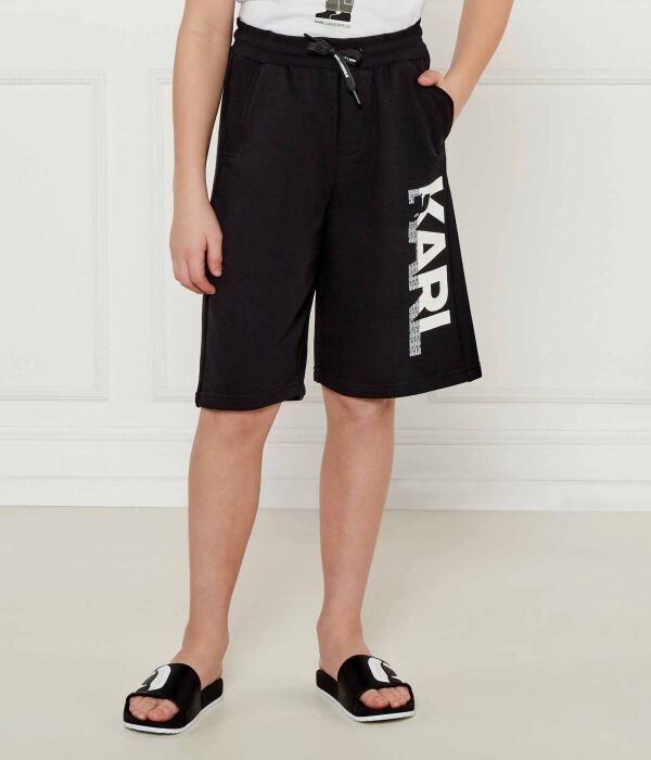 

Шорты Regular fit Karl Lagerfeld Kids, черный