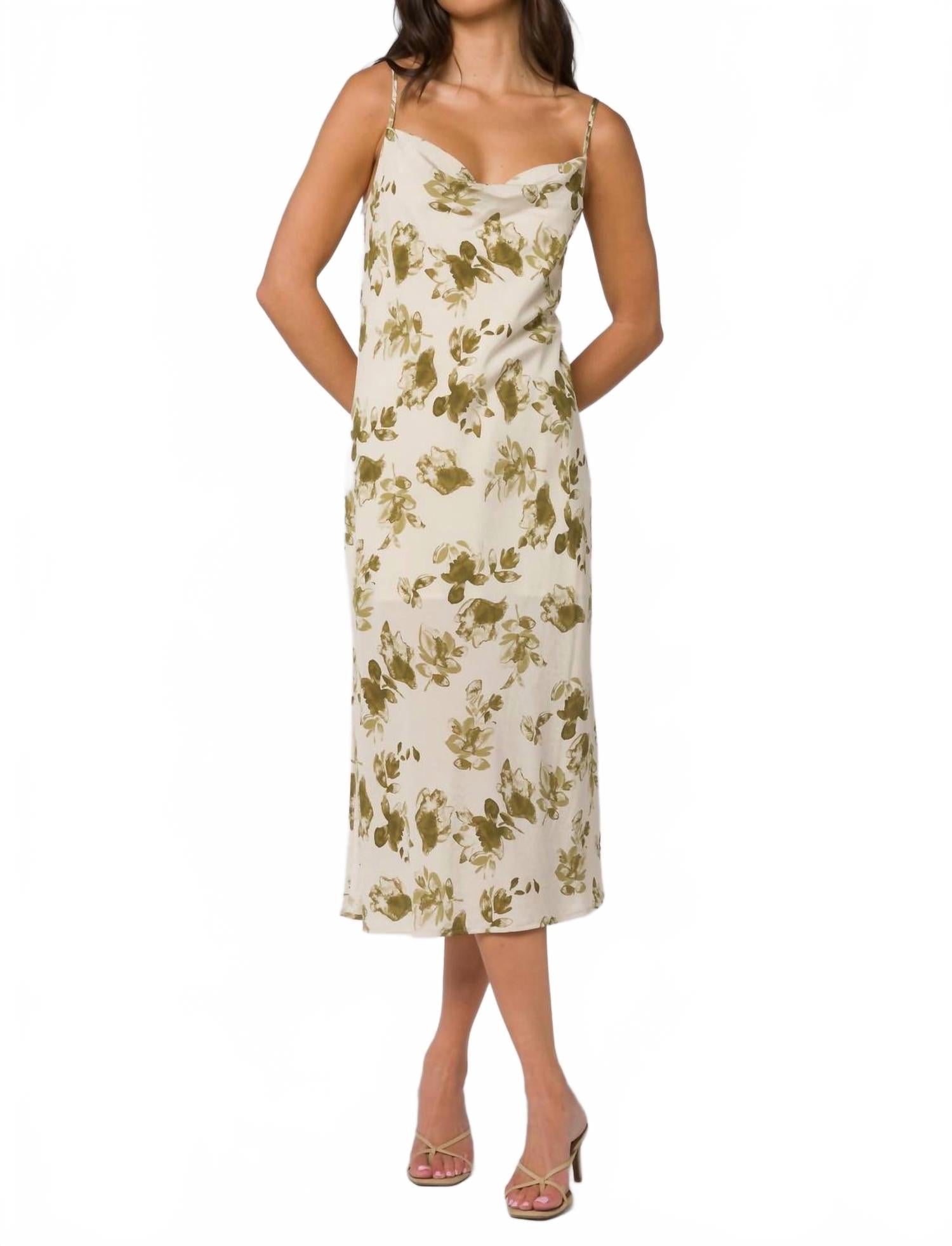 

Платье Таллулы в оливковом кустарнике, акварель Velvet Heart, Olive Shrub Watercolor