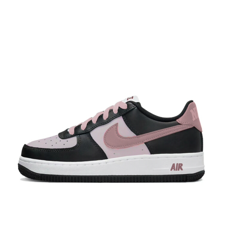 

Nike Air Force 1 Low top детские скейтбординг кроссовки Black Pink для подростков