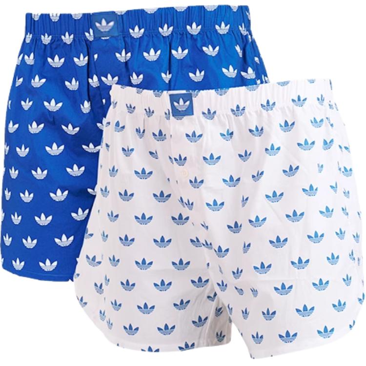 

Боксеры мужские 2 шт Adidas Originals, синий+белый 2 Pack