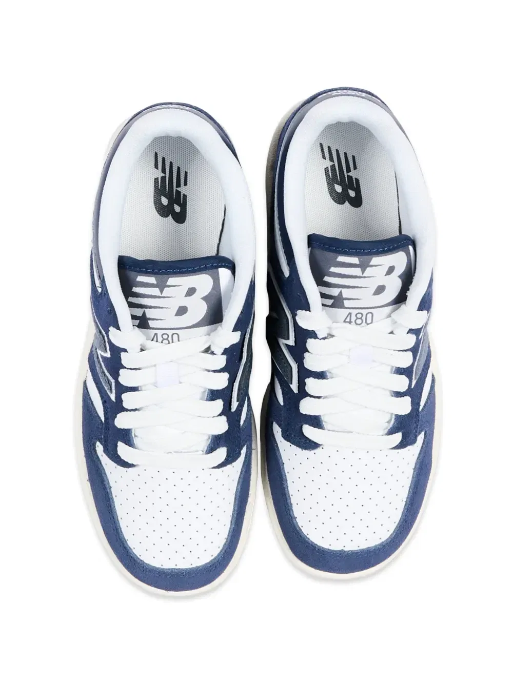 Кроссовки 480 на шнуровке New Balance Kids, белый — фото 4
