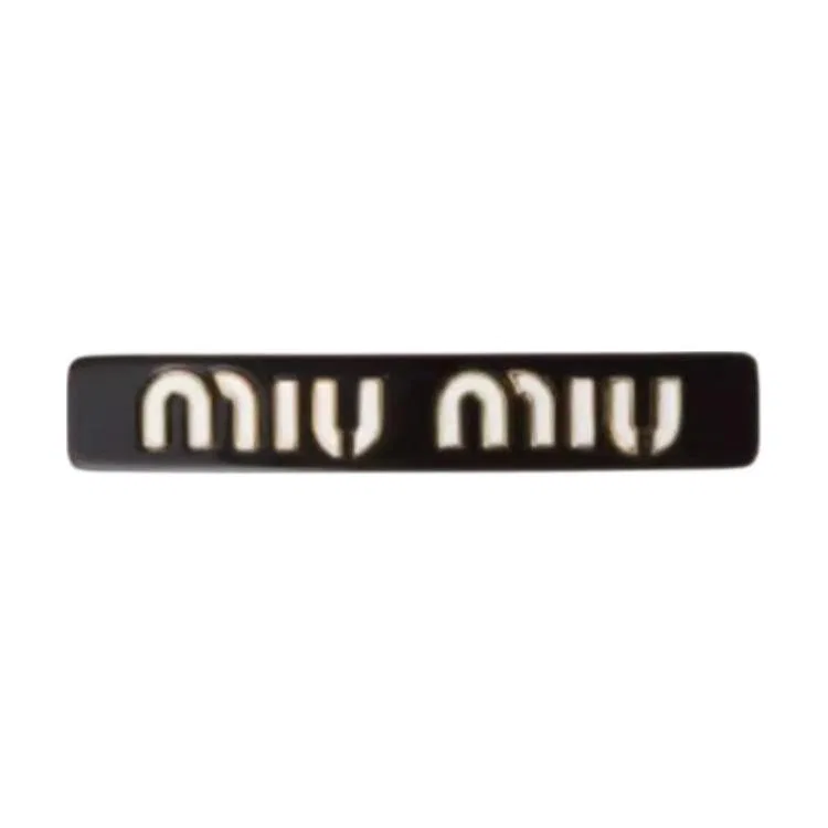 Заколка для волос MIU MIU белая — фото 4