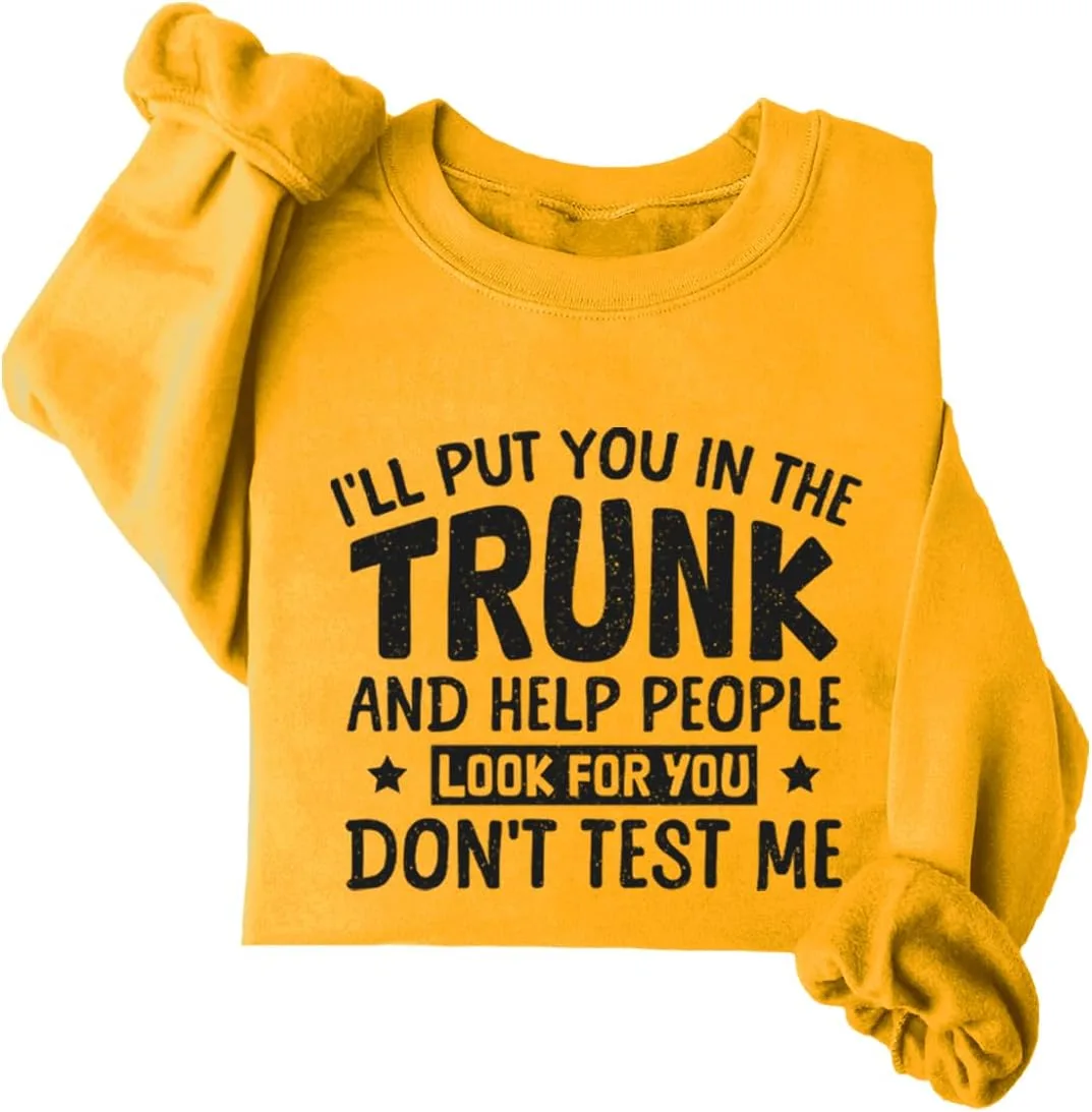 

Толстовка I'll Put You In The Trunk JIONOCY