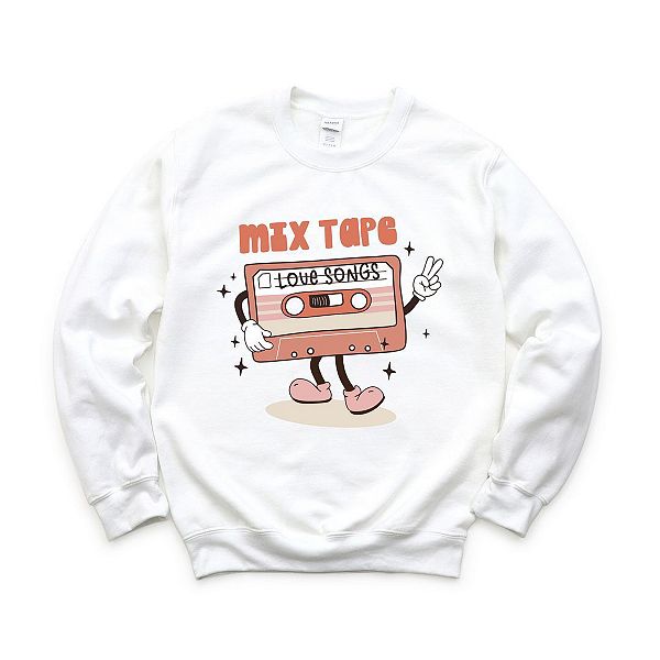 

Свитшот Mix tape love songs Simply Sage Market, White, Белый, Свитшот Mix tape love songs Simply Sage Market, White