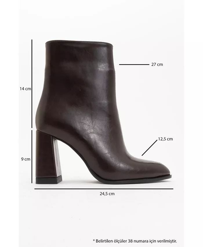 Сапоги-ботфорты Jewel на высоком каблуке Prologue Shoes, коричневый — фото 4