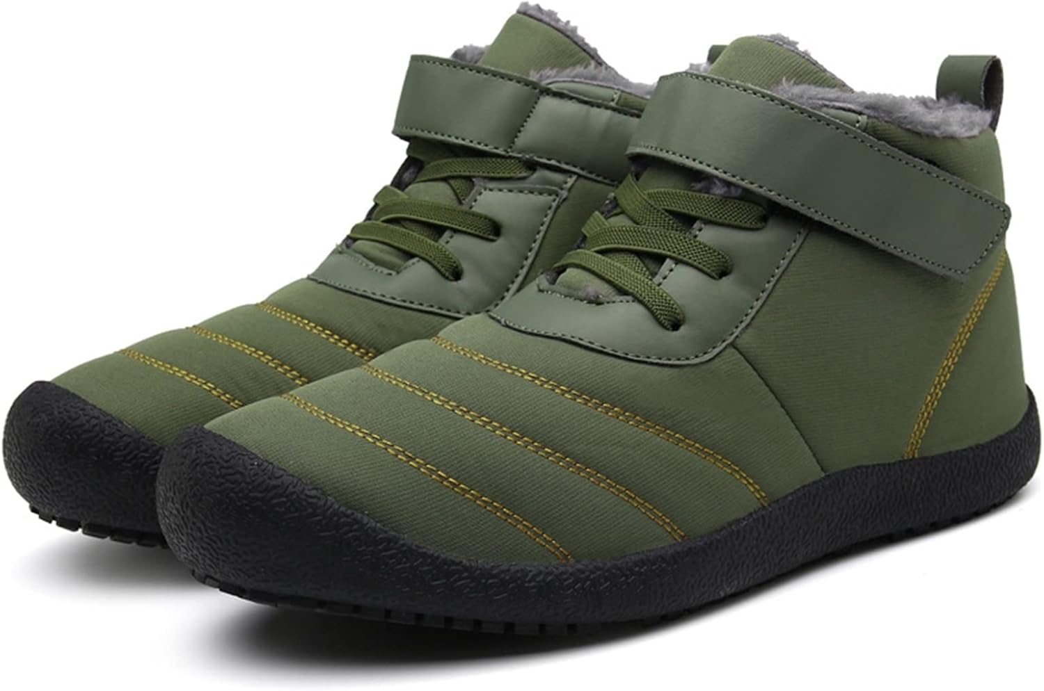 

Высокие походные ботинки, мужские зимние утепленные ботинки, комфортные ботинки на голеностоп, для кемпинга, прогулок, работы и походов, на день рождения и День отца Rishengchang, зеленый