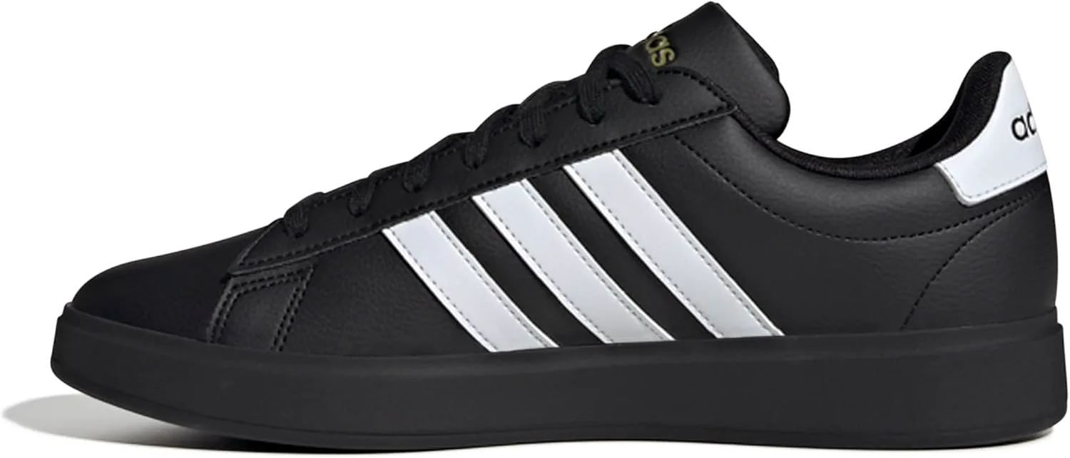 Мужские кроссовки Adidas Grand Court 2.0, черный/белый/металлик — фото 2