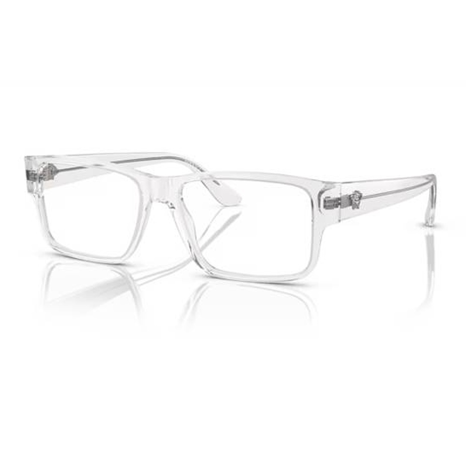 

VERSACE Квадратные очки, Transparent