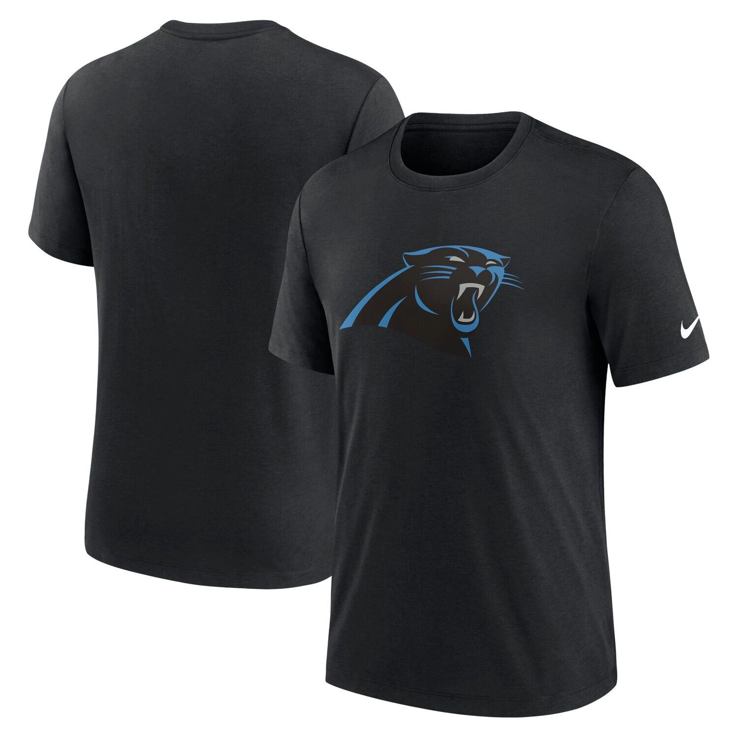 

Мужская футболка Nike Black Carolina Panthers Rewind Logo Tri-Blend