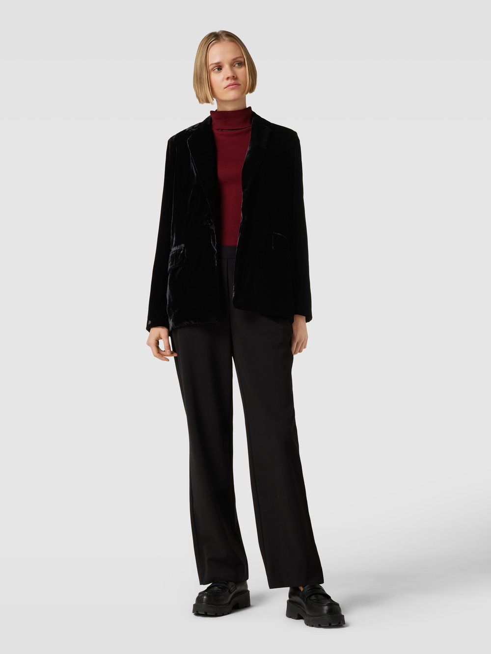 

Пиджак с карманами-клапанами модель «Jasena» OPUS, черный