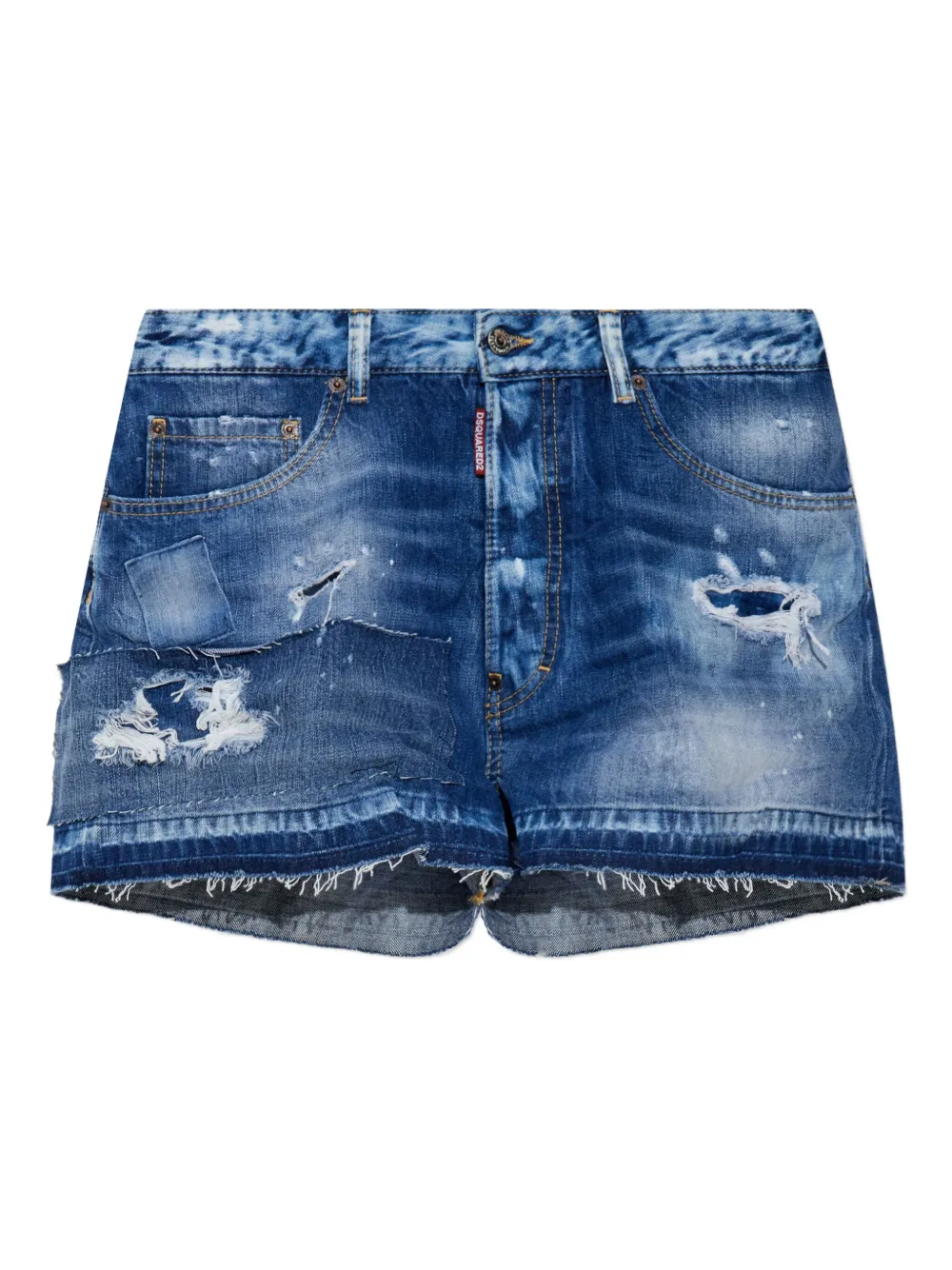 

Хлопковые шорты DSQUARED2, синий
