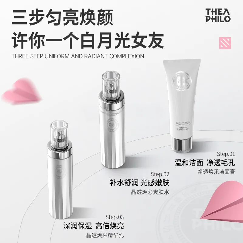 THEA PHILO Набор для ухода за кожей Romantic Heartbeat Box Limited Edition, Romantic Heartbeat Box[Two-Piece Set] — фото 4