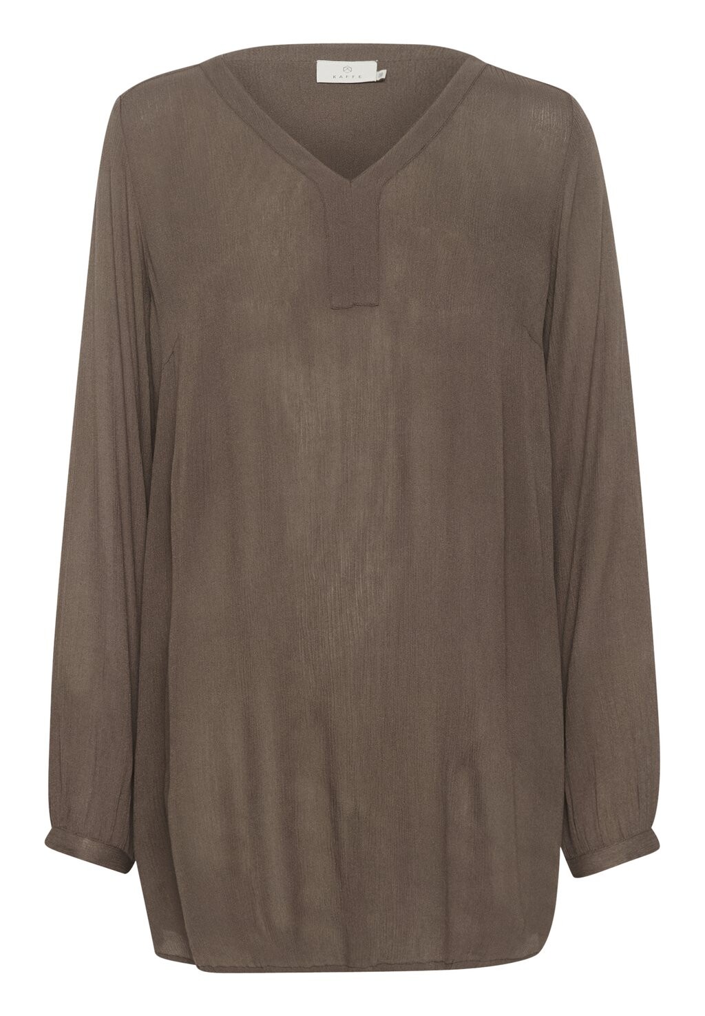 

Туника AMBER V-NECK Kaffe, коричневый