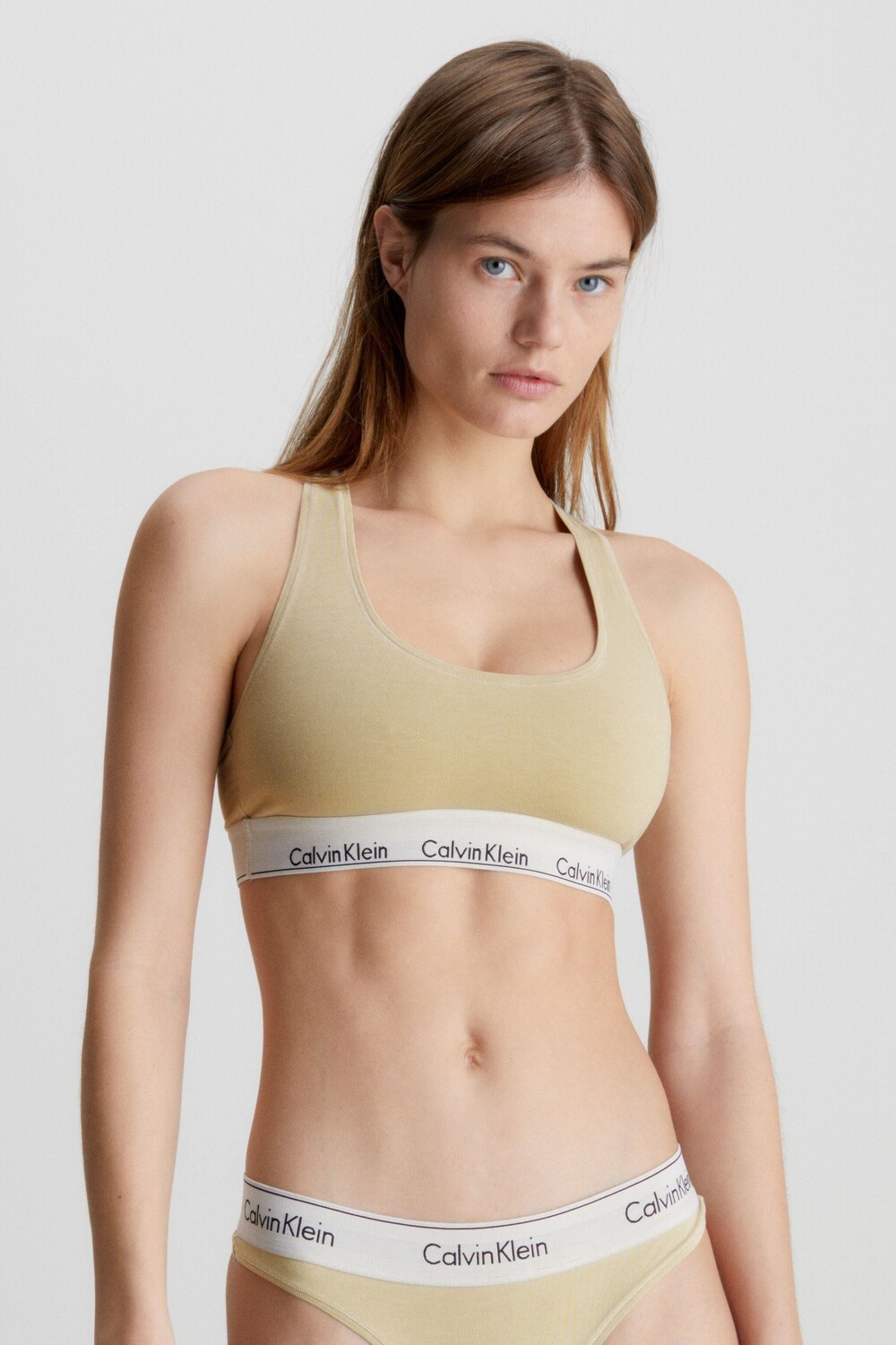 

Бесцветный бралетт без жесткости Calvin Klein, бежевый