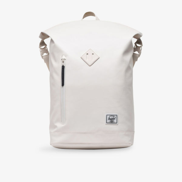 

Рюкзак Roll top Herschel Supply Co тканый с откидным клапаном, белый