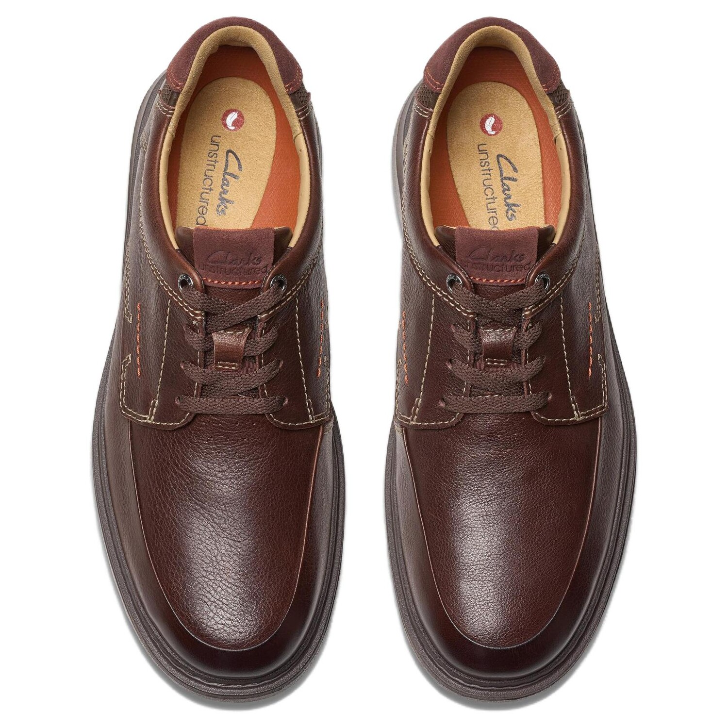 Туфли мужские Men"s Casual Men Low-Top Clarks, коричневый — фото 4