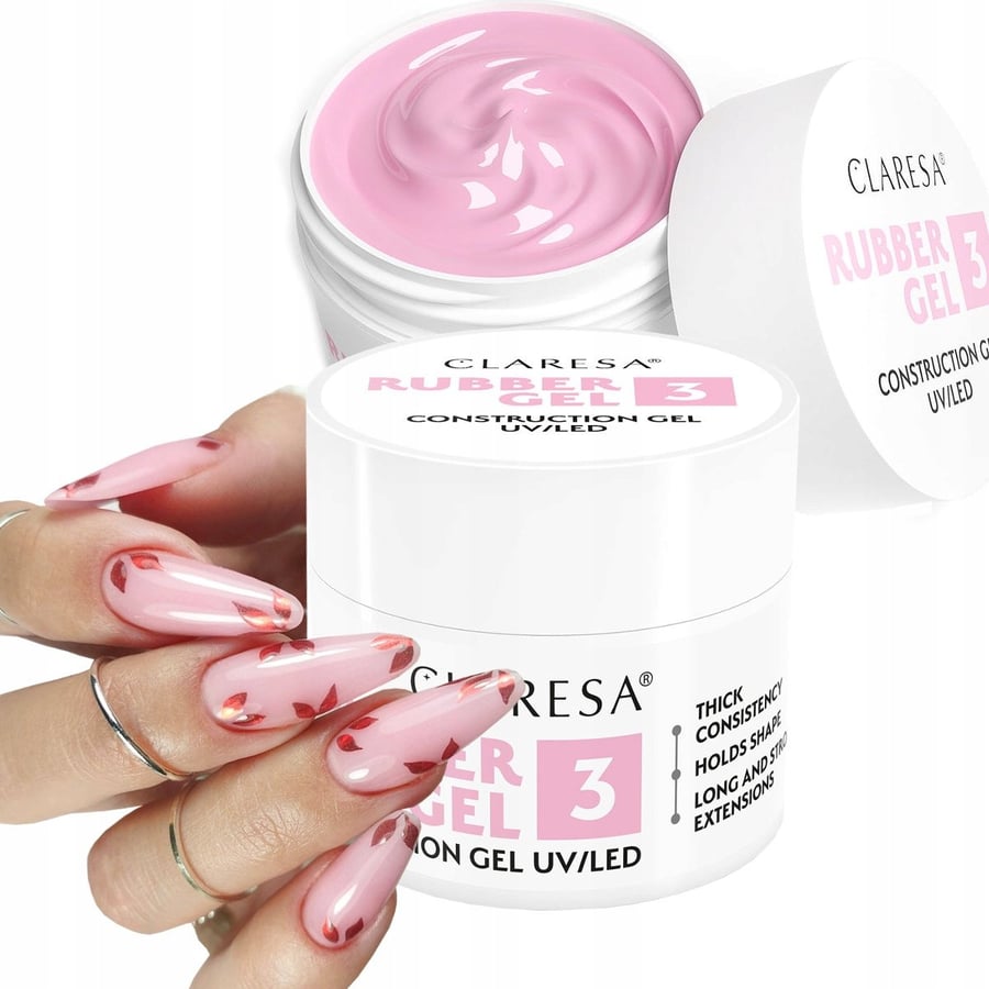 

Claresa Rubber Gel Builder Gel с тиксотропией - 3 - 45 г Puderek
