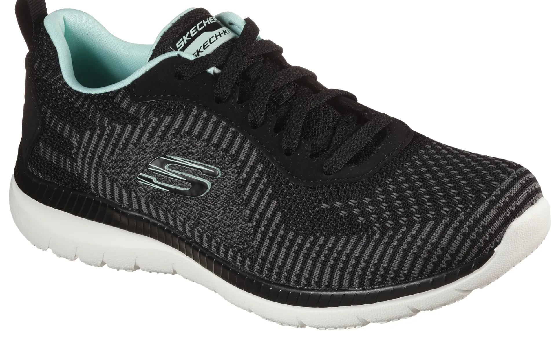 

Кроссовки Skechers "BOUNTIFUL-PURIST", в трикотажном исполнении, повседневная обувь, полуботинки, туфли на шнуровке, бирюзовый, Зеленый, Кроссовки Skechers "BOUNTIFUL-PURIST", в трикотажном исполнении, повседневная обувь, полуботинки, туфли на шнуровке, б