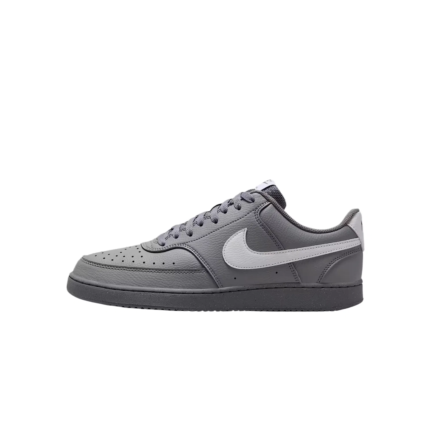Кроссовки скейтбордические низкие Nike Tip Gray Black/White