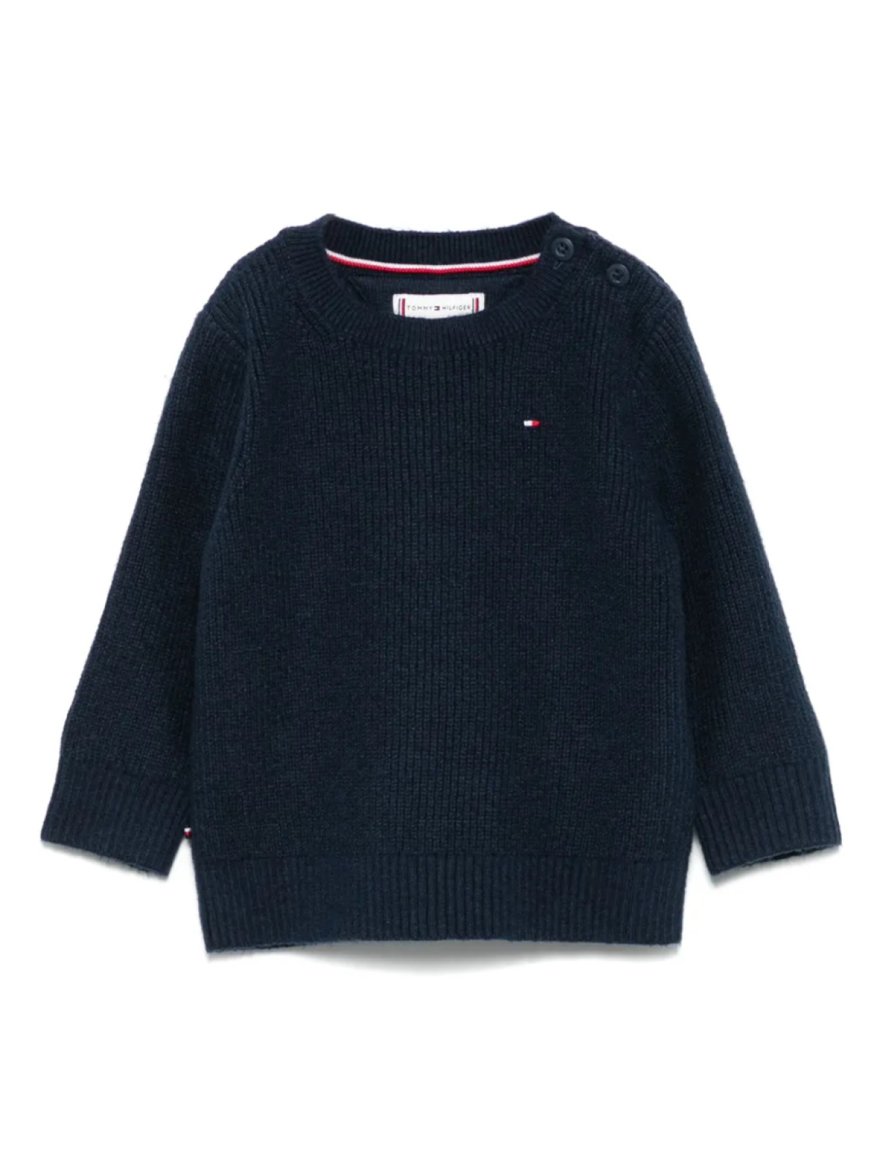 

Tommy Hilfiger Junior свитер в рубчик, синий
