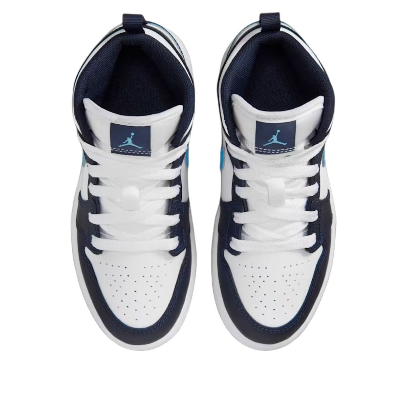 (PS) Air Jordan 1 Mid 'Obsidian Dark Powder Blue' — фото 3