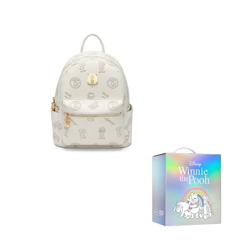 

Disney Сумка рюкзак Винни Пух серии ПВХ женская розовая, Ecru