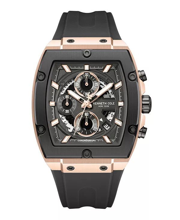 

Мужские часы-хронограф, 41 мм Kenneth Cole New York, black