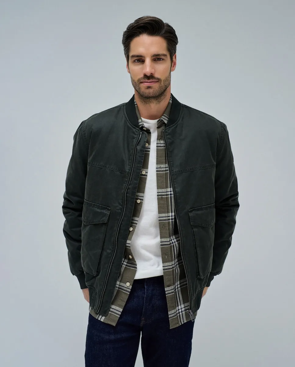 

Мужская бомбер-куртка Salsa Jeans, зеленый