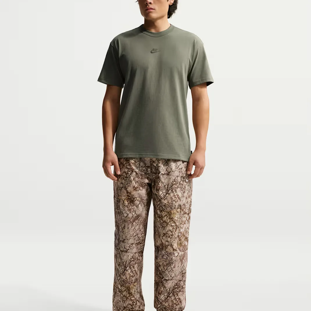 Nike Футболка мужская Sportswear с круглым вырезом, цвет Silver Sage — фото 3