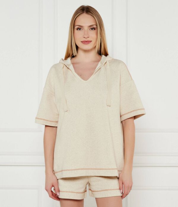 

Фасция джемпера Loose fit Max Mara Leisure, желтый