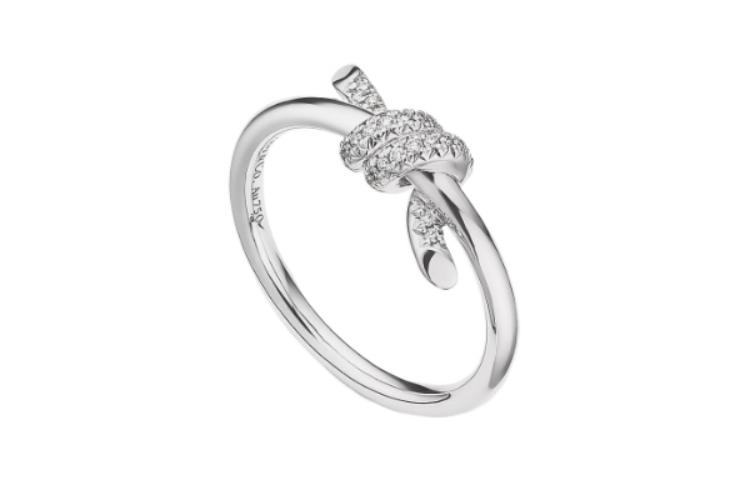 

Кольцо из белого золота 585 пробы для женщин Silver TIFFANY & CO., серебряный