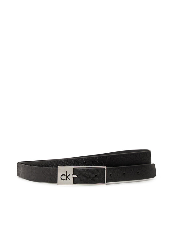 

Женский ремень Ck Cut Square Buckle 2.0_Mono K60K613243 Calvin Klein, черный