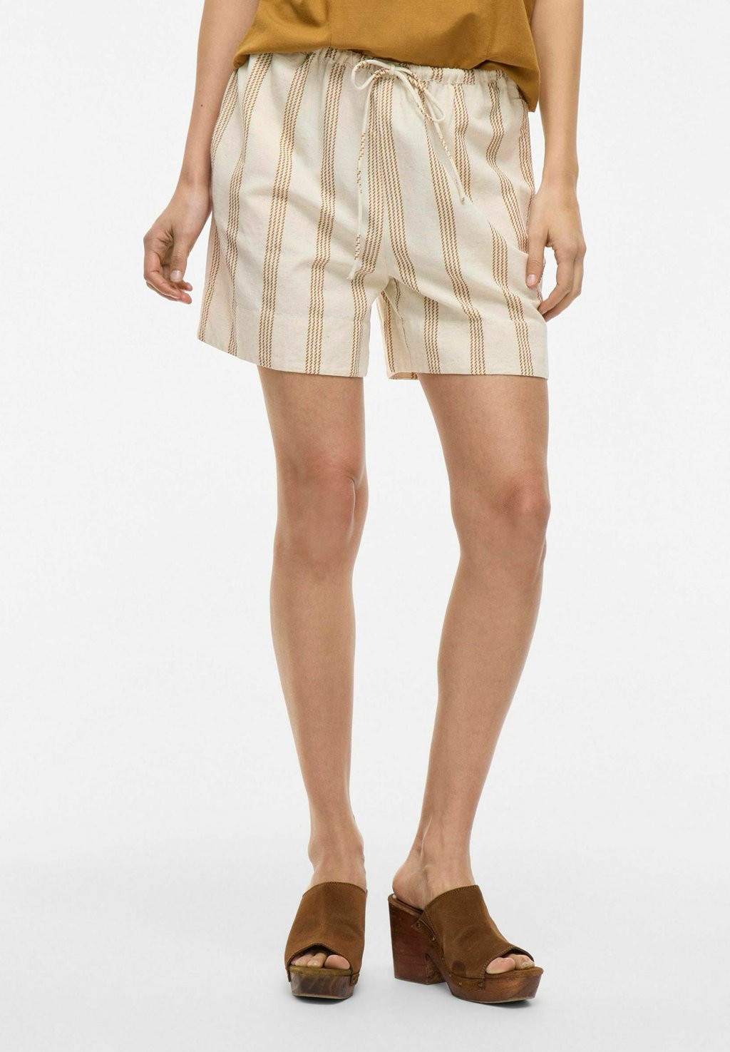 

Шорты VIPRISILLA MID-WAIST VILA, цвет Light Natural Melan