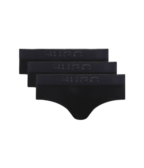 

Трусы женские Hugo Bodywear стринги хлопковые 3 шт, черный