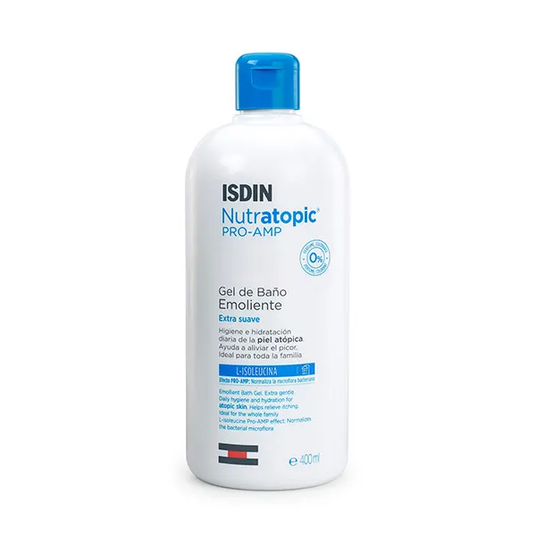 

Гель для ванн для атопической кожи Nutratopic Pro-Amp Isdin, 400 ml