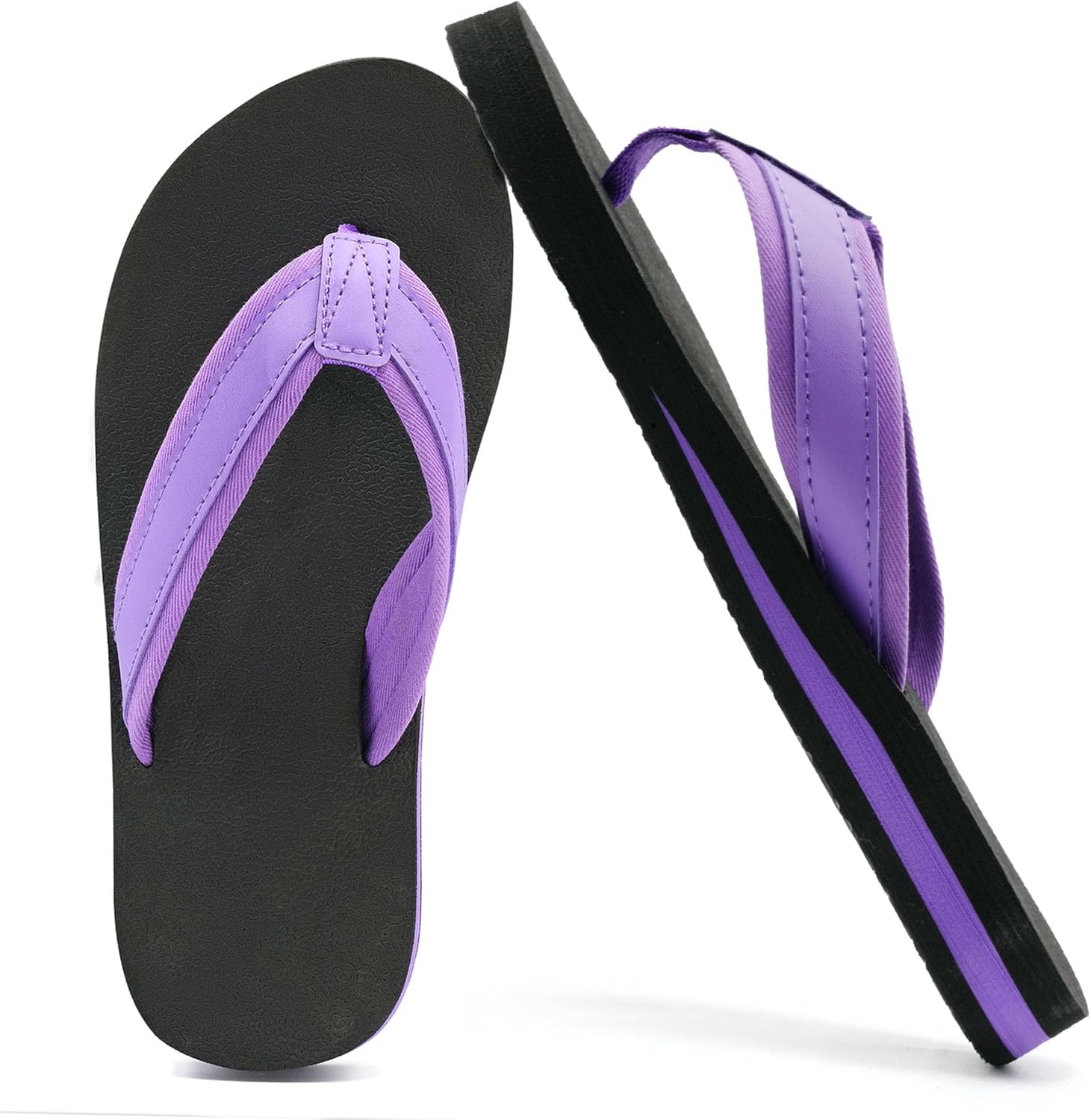 

Детские сандалии SkiBeaut для мальчиков сандалии слипоны, вьетнамки для детей, водные тапочки для пляжа, бассейна и плавания, фиолетовый