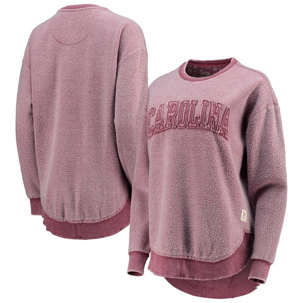 

Женский пуловер с капюшоном Pressbox Garnet South Carolina Gamecocks Ponchoville, цвет Scr Red