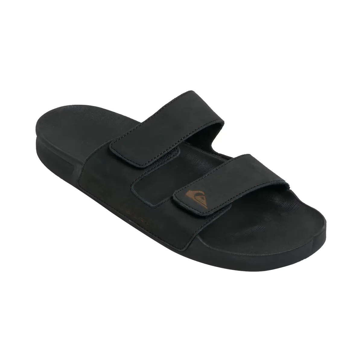 

Мужские шлепанцы Quiksilver Rivi из кожи, чёрный