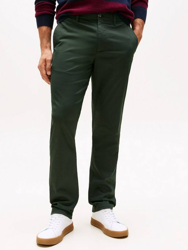 

Хлопковые чинос с принтом и зауженным кроем Tommy Hilfiger, Riverbed Green