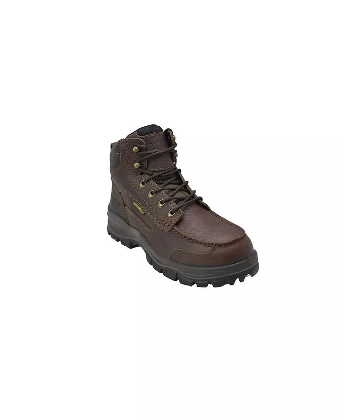 

Мужские рабочие ботинки Men 6" Tumbled Leather Moc Soft Toe Waterproof AdTec, коричневый