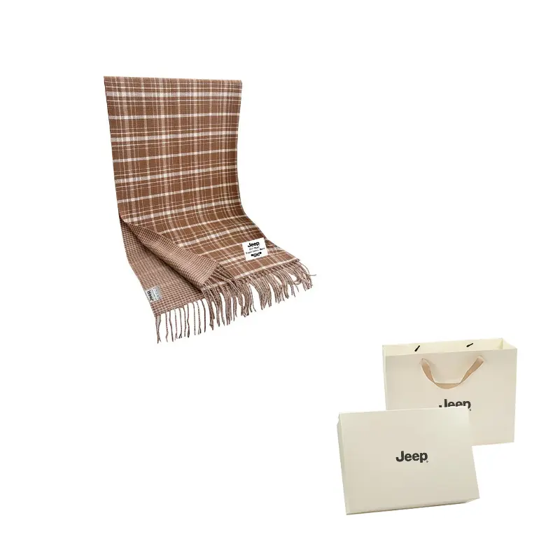 

Шарф из полиэстера Unisex Jeep, светло-коричневый