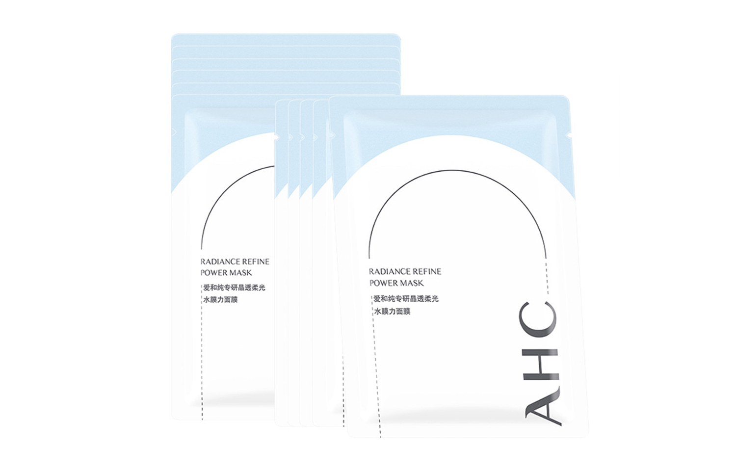 AHC Specialized Crystal Clear and Soft Light водная пленочная эффект лицевая маски увлажняющая и гидратирующая 23мл*10 шт A.H.C — фото 3