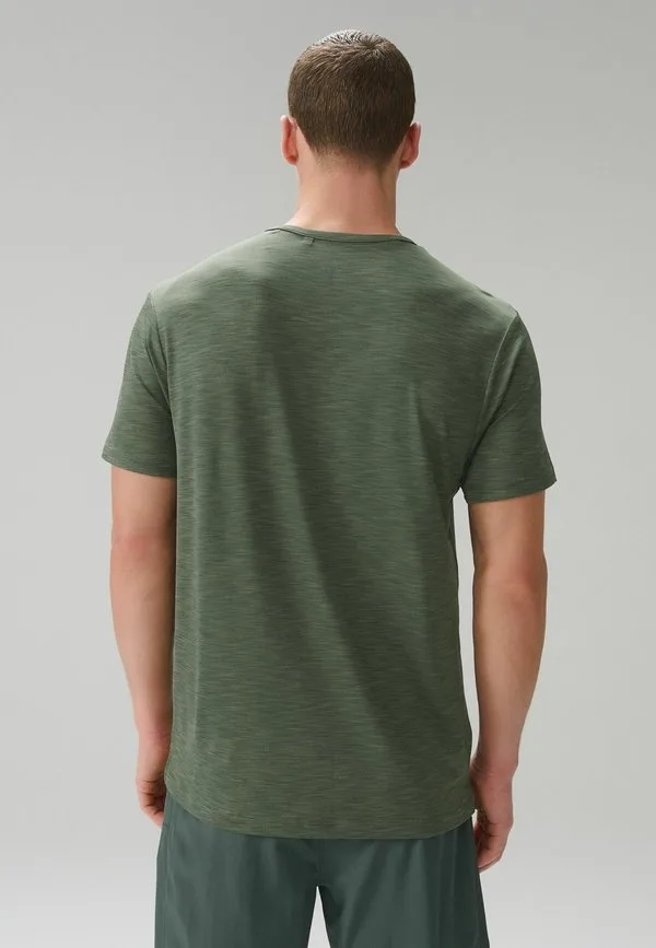 Простая футболка Next, Khaki Green — фото 3