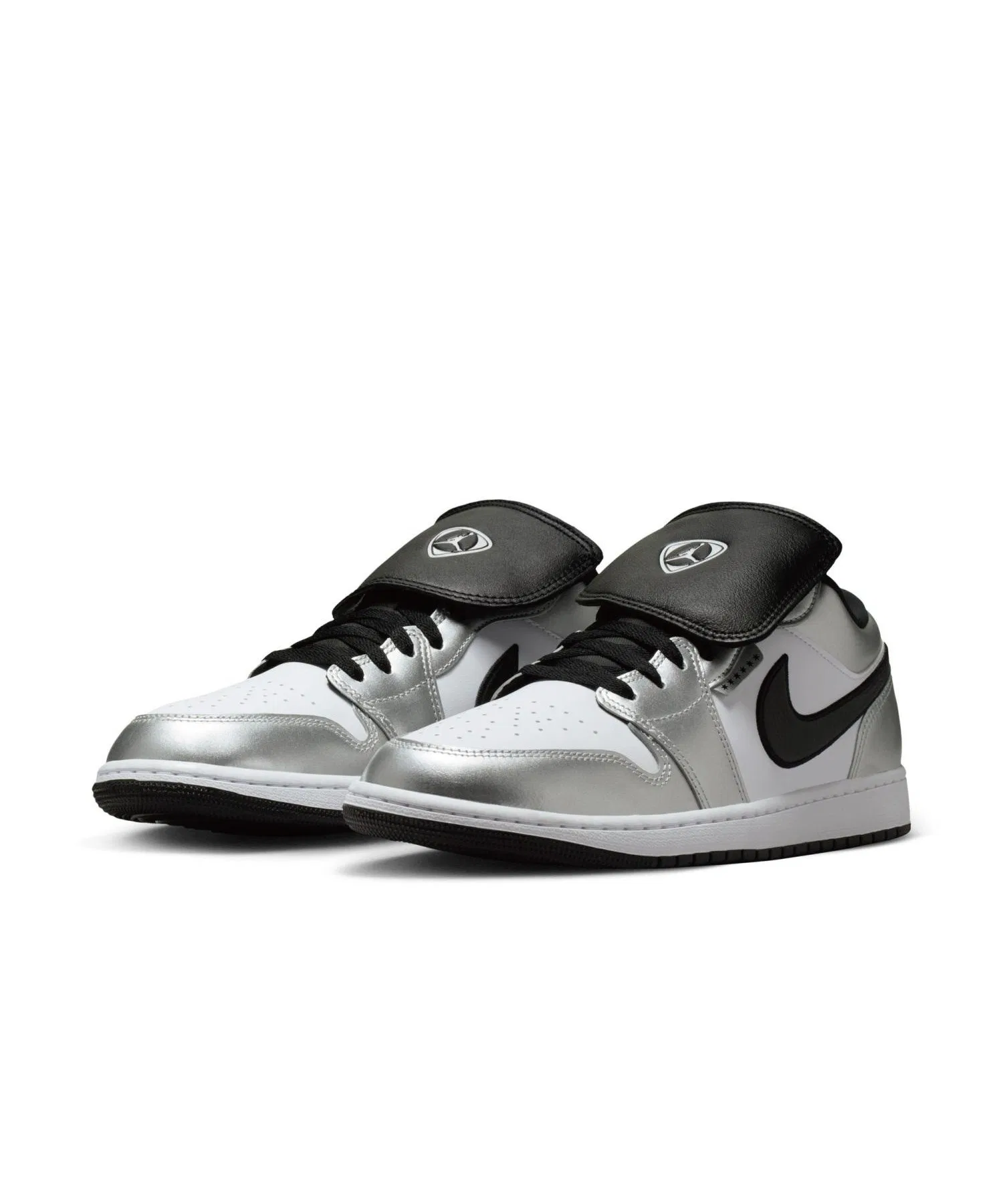 Мужские кроссовки AIR JORDAN 1 LOW SE из натуральной кожи Jordan Brand белые — фото 3