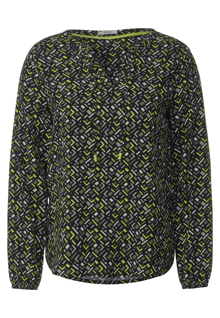 

Блуза Cecil, цвет Khaki/Light Green