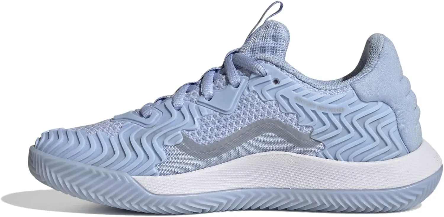 Кроссовки Damen Solematch Control W Clay adidas, серебро