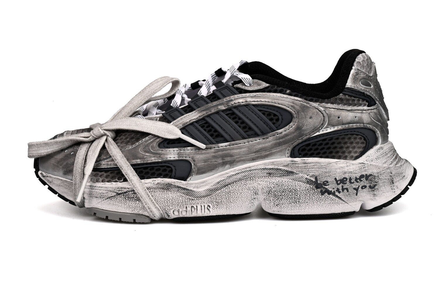 

Кроссовки Ozmillen унисекс с низким верхом, черный, серый Adidas Originals