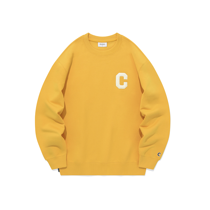 

Свитшот весна осень зима унисекс COVERNAT, желтый