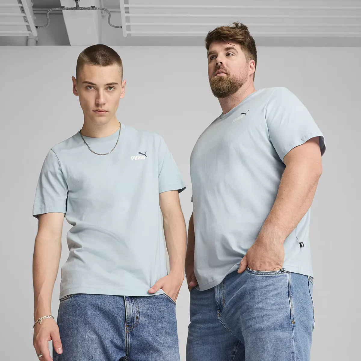 

Мужская футболка ESS+ 2 Col с маленьким логотипом Puma, синий